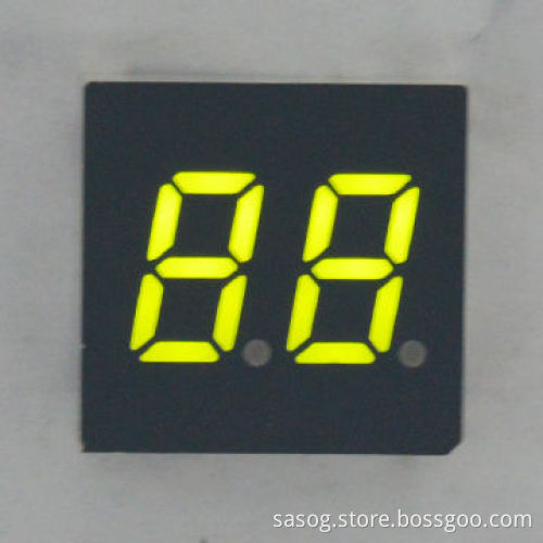 0.3-inch Dual-digit LED Display, Green Color, 570nm, Common Cathode